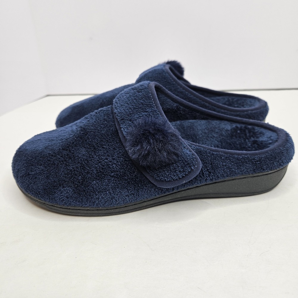 Vionic Emily Slippers Blue Size 7 Podiatrist Designed Heel To Toe 10.5" - Picture 6 of 12